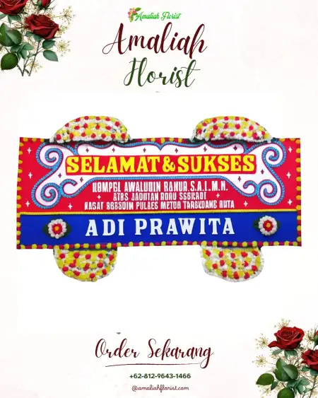 Papan Bunga Ucapan Selamat Cikundul